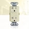 Faith Self-Test 20A TR GFCI Outlet Receptacle, Light Almond, PK 10 GLS-20ATR-LA-10 - alternate 3
